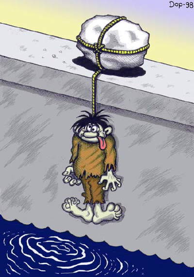 Карикатура "Недолет", Руслан Долженец