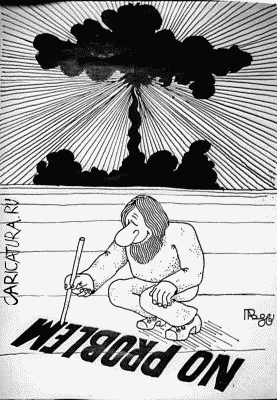 Карикатура "Нет проблем", Александр Повалишин