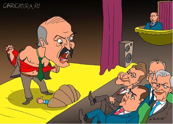 Карикатура "Театр одного актера", Евгений Кран