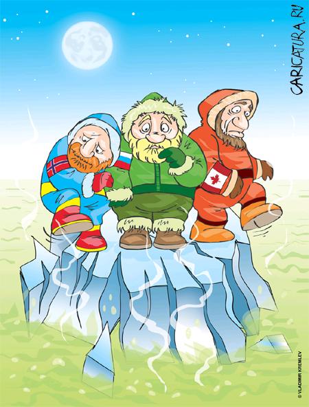 Карикатура "Глобальное потепление", Владимир Кремлёв