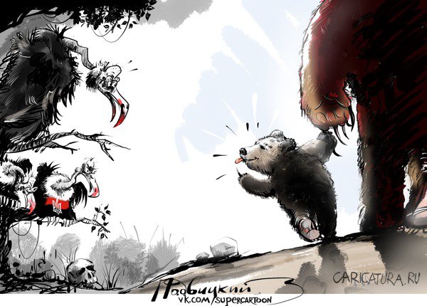 Карикатура "Возвращение Крыма", Виталий Подвицкий