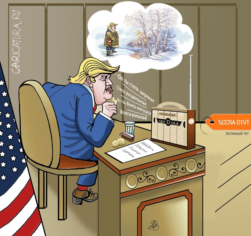 Карикатура "Центр отзывает", Андрей Ребров