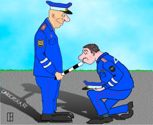 Карикатура "Посвящение", Олег Тамбовцев