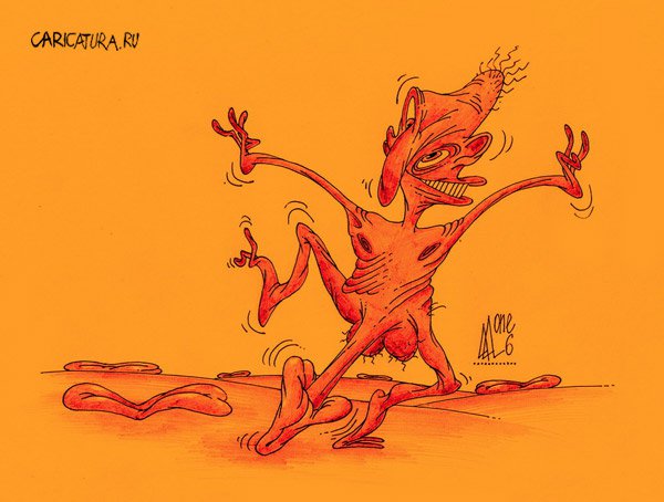 Карикатура "Ловушка", Андрей Лупин