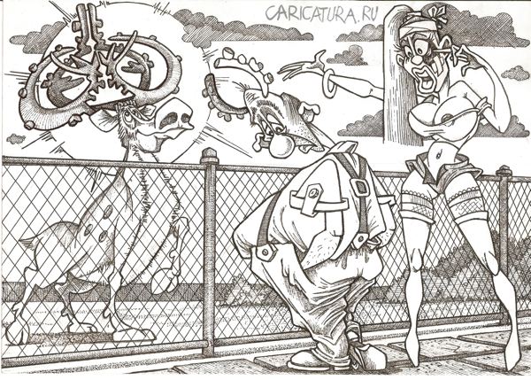 Карикатура "Раскаяние", Геннадий Репитун