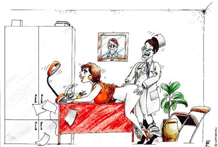 Карикатура "У каждого Додика - своя методика", Сергей Шаповалов