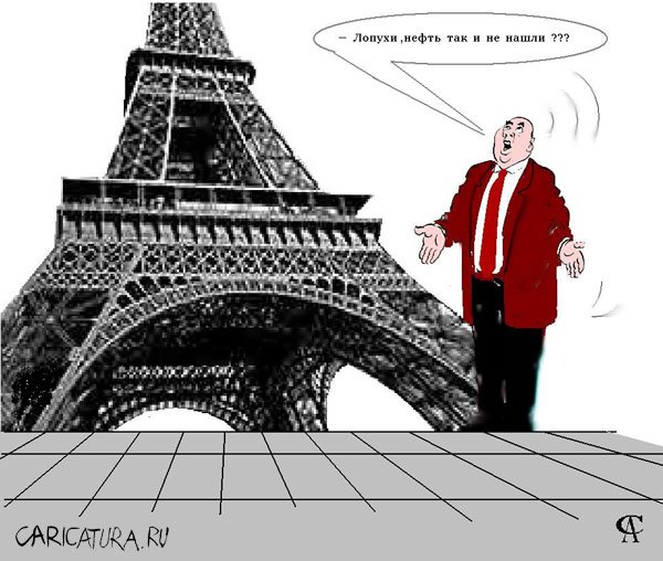Карикатура "Нефтяная вышка", Сейран Абраамян