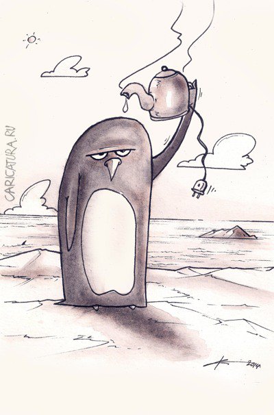 Карикатура "Пингвин", Kristaps Auzenbergs