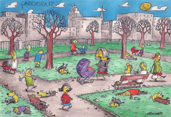 Карикатура "Весна", Kristaps Auzenbergs