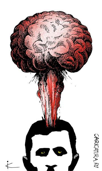 Карикатура "Взрыв", Илья Кац
