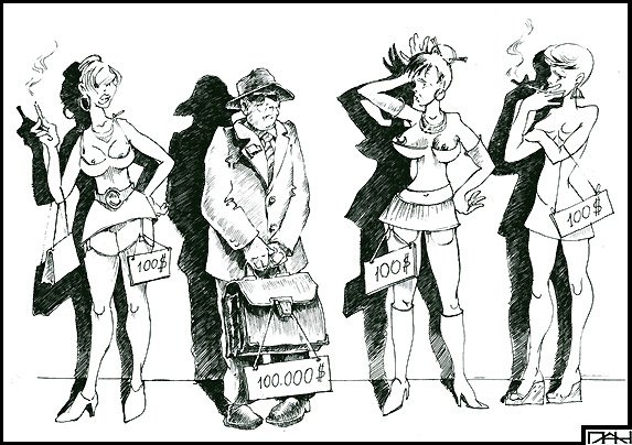 Карикатура "Панель", Андрей Потопальский