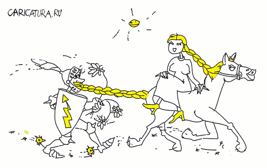 Карикатура "Хитросплетение", Юрий Санников
