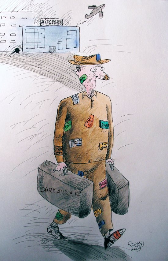 Карикатура "Странник", Алекс Гордин