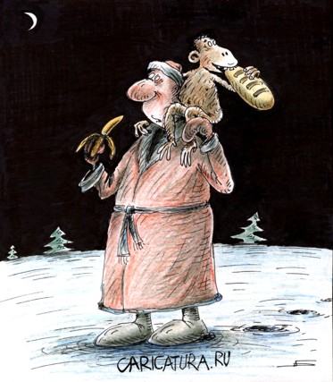 Карикатура "Год Обезьяны", Александр Барабанщиков