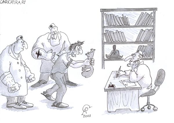 Карикатура "Белочка", Роман Серебряков