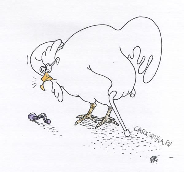 Карикатура "Курица или яйцо: Гвоздь", Бэй Билинг