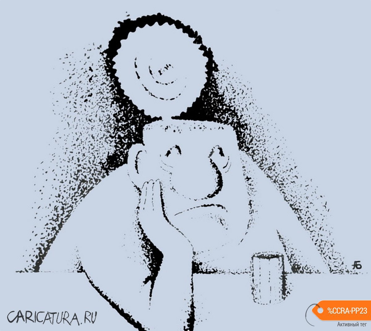 Карикатура "Особенности национальной закуски", Александр Бобырь