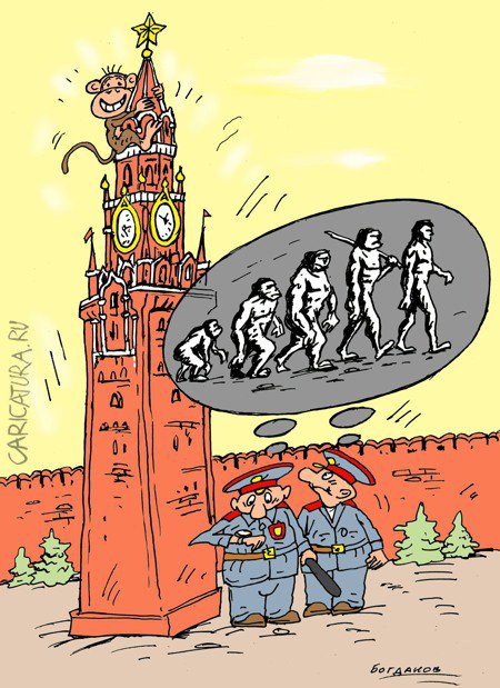 Карикатура "Башня", Виктор Богданов