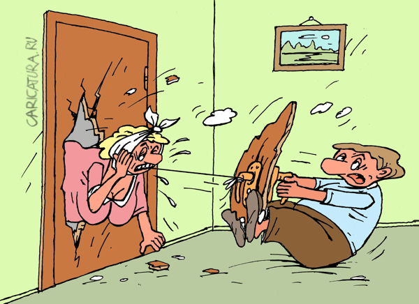 Карикатура "Зуб", Виктор Богданов