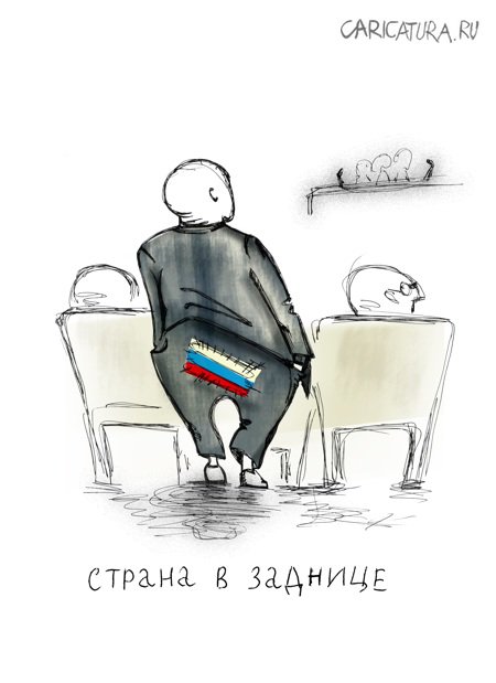 Карикатура "Страна в заднице", Татьяна и Наталья Чернявские