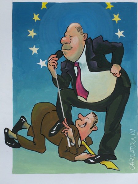 Карикатура "Свободная пресса Европы", Алексей Шишкарёв