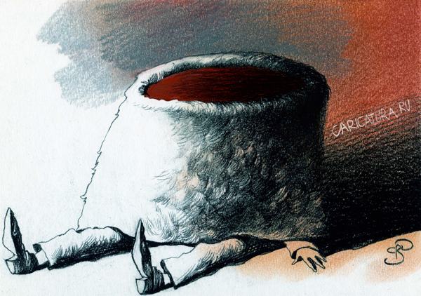 Карикатура "Отставка", Сергей Дергачев