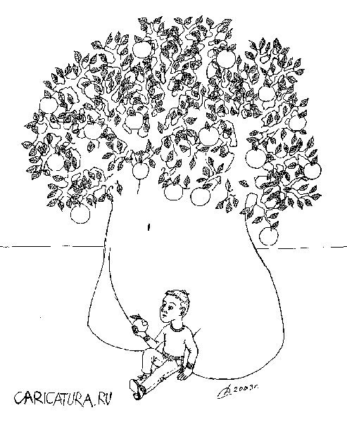 Карикатура "Искушение", Сергей Дроздов