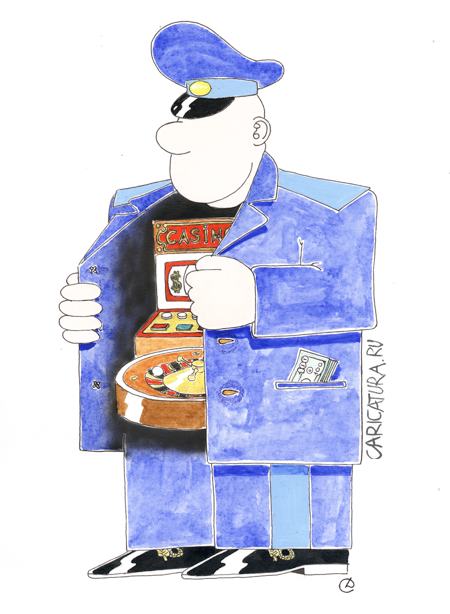 Карикатура "Китель", Сергей Дроздов