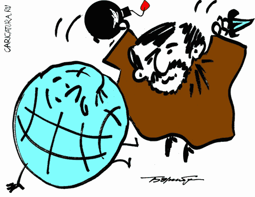 Карикатура "Испуг", Борис Эренбург