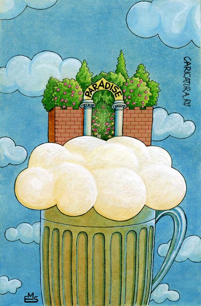 Карикатура "Paradise", Махмуд Эшонкулов
