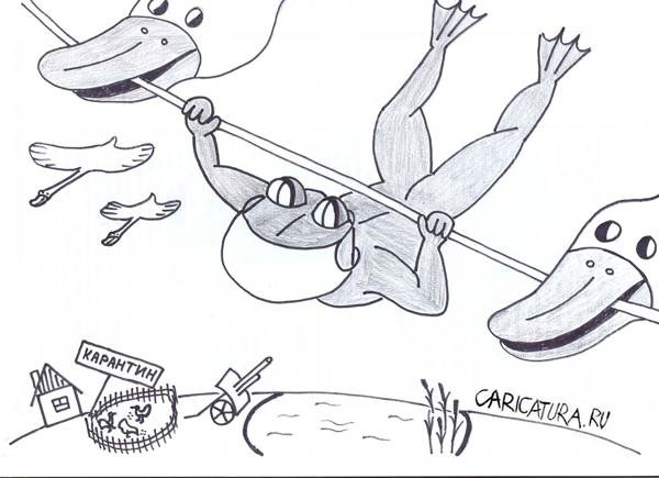 Карикатура "Я лечу!", Игорь Фунтов