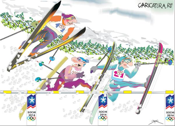Карикатура "Олимпиада", Борис Халаимов