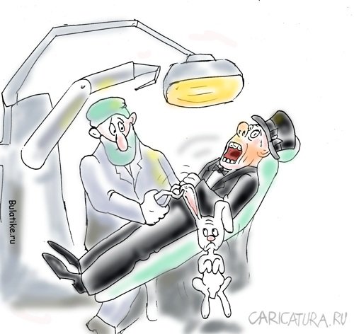 Карикатура "Фокусник", Булат Ирсаев