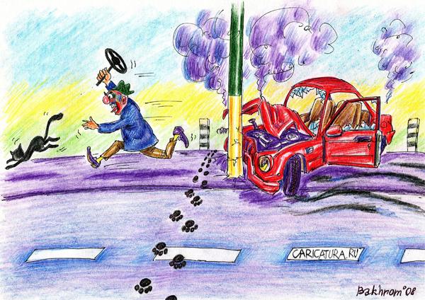Карикатура "Проклятие!!!", Бахром Калонов