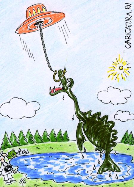 Карикатура "Подсечка", Валерий Каненков