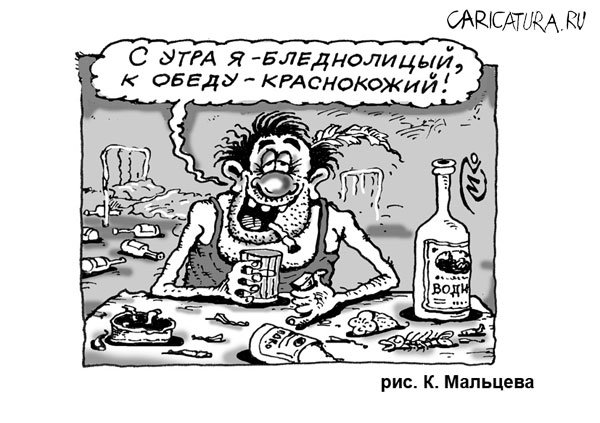 Карикатура "Констатация фактов", Константин Мальцев