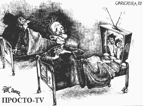 Карикатура "Сам себе TV", Евгений Кожухов