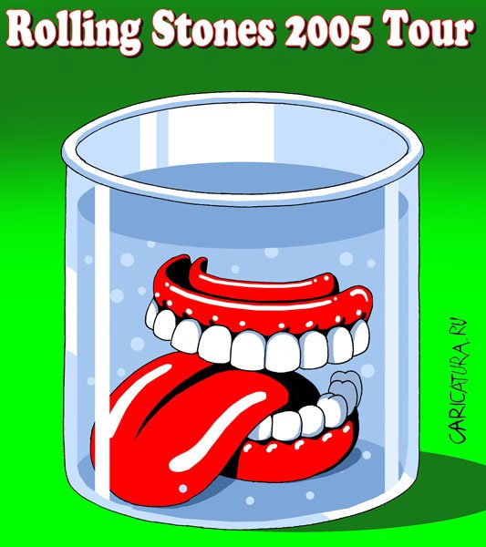 Карикатура "Rolling Stones", Игорь Конденко