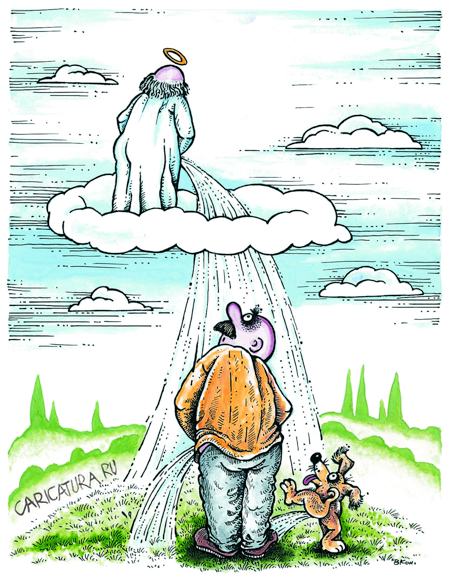 Карикатура "Круговорот", Виктор Кононенко