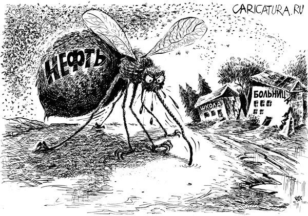 Карикатура "Баксландия", Владимир Кремлёв