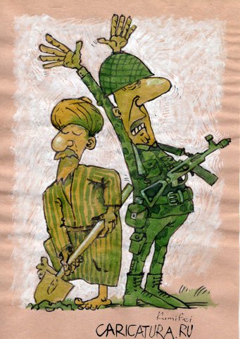 Карикатура "Чечня++: Террорист", Эдуард Березовой