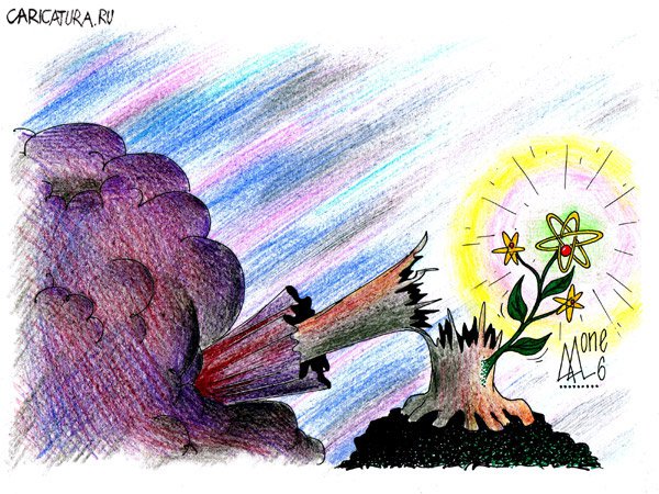 Карикатура "Росток", Андрей Лупин