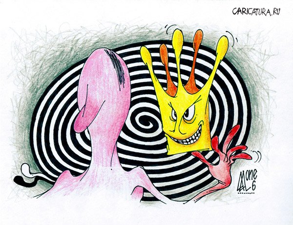 Карикатура "Выбор", Андрей Лупин