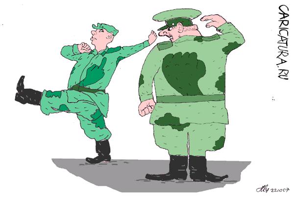 Карикатура "Камуфляж", Михаил Марченков