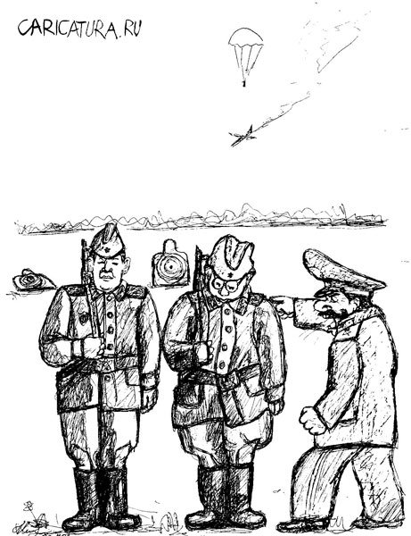 Карикатура "Зачет не сдал!", Михаил Марченков
