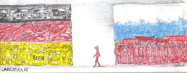 Карикатура "А кому на Руси...?", Александр Матис