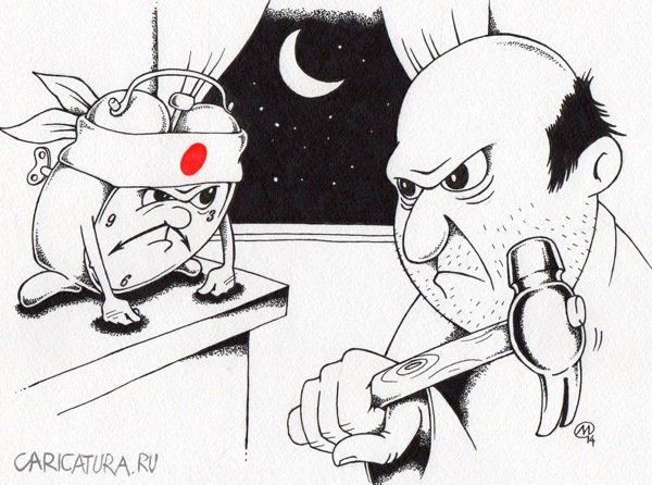 Карикатура "Спокойной ночи!", Максим Осипов
