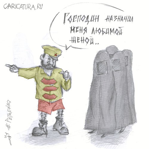 Карикатура "Гюльчатай...", Андрей Петренко