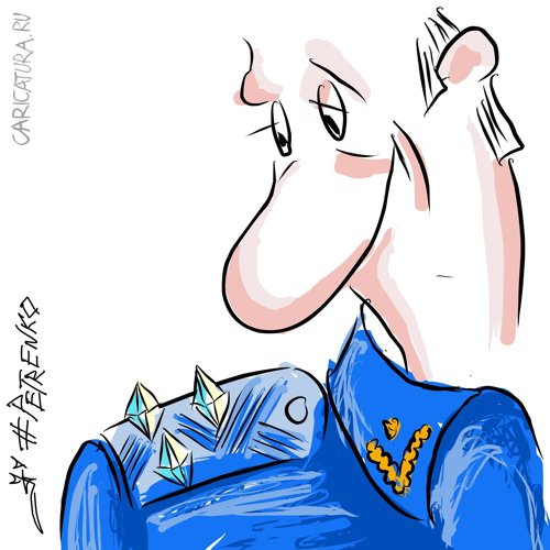 Карикатура "Прокурор", Андрей Петренко