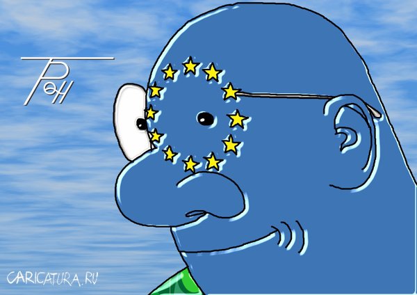 Карикатура "Европа", Фам Ван Ты